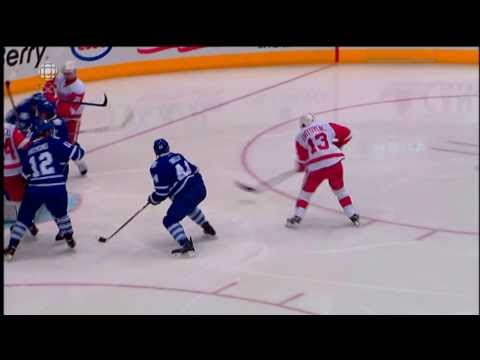 Pavel Datsyuk almost breaks David Clarkson's ankle with his Magic Moves Dec 21 2013