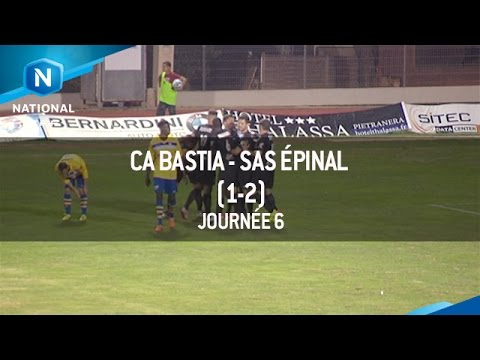 J6 : CA Bastia - SAS Épinal (1-2), le résumé