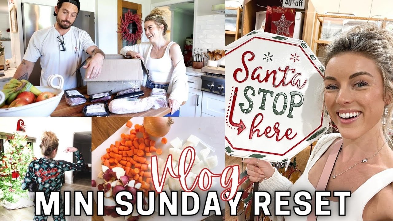 VLOG: MINI SUNDAY RESET, BUTCHERBOX DELIVERY & RUNNING ERRANDS