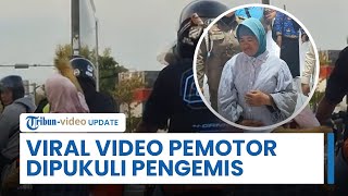 Viral Pengemis Pukul Pengendara Motor di Perempatan Exit Tol Madiun, Satpol: Bukan Pertama Kali