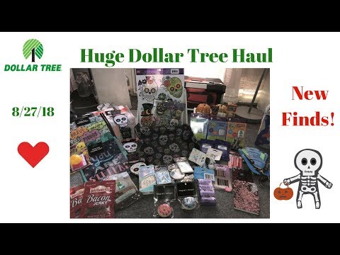 Huge Dollar Tree 🌳 Haul 8/27/18. All New Finds, Decor, Magnets, Bags & More!! Video