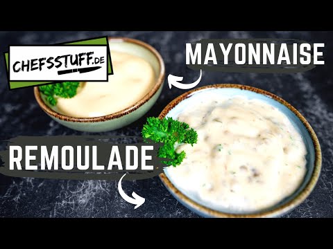 Selbstgemachte Mayonnaise & leckere Remoulade in nur 5 Minuten!