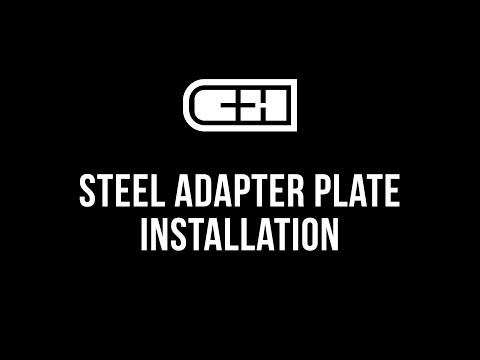 C\u0026H Precision Steel Adapter Plate Installation
