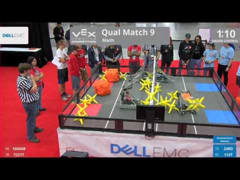 2017 VRC Math Q9 - 16666B 7221T vs 248D 114T - 29 to 13