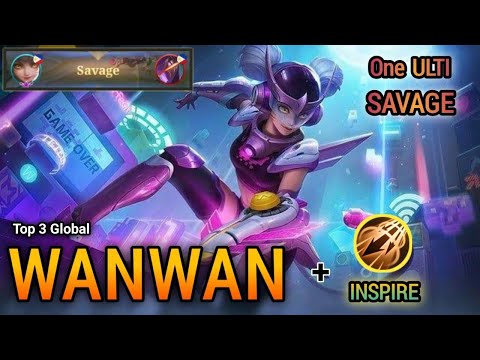 Gameplay Wanwan Perfect SAVAGE!! | Build Wanwan | Top Global Wanwan by A spect. | Mobile Legends