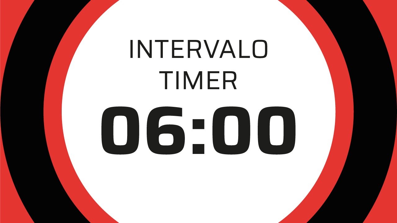 6 minutes #intervals timer ⏰
