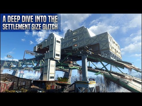 A Deep Dive into the Settlement Size Glitch 📐 Fallout 4 No Mods Shop Class