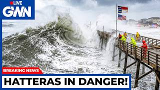 NORTH CAROLINA HIT by NOR’EASTER — 800 Feet Of Dune Eroded, HOMES COLLAPSED