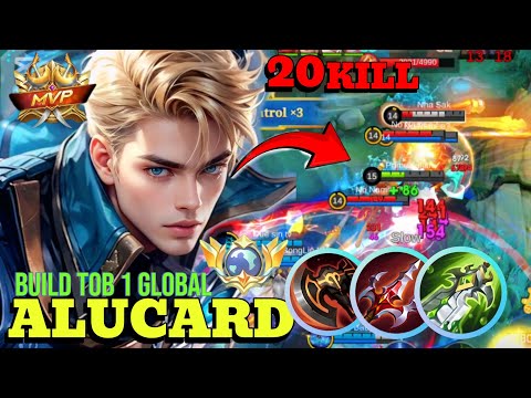 20 Kills No Mercy!! Alucard The Killing Machine!! - Build Top 1 Global Alucard MLBB