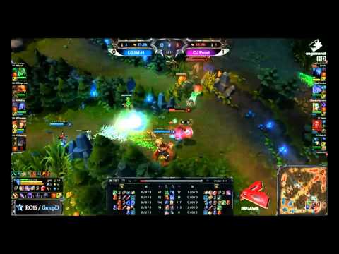 [OGN Summer 2013] CJ Frost vs LG IM #1 Game 2 highlights