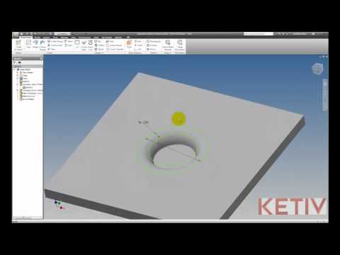 Creating a Sheet Metal Emboss in Autodesk Inventor