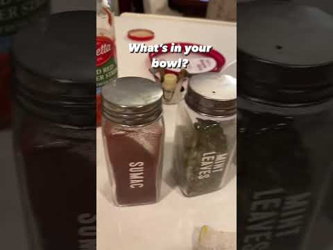 Mediterranean Hummus Bowl with Fried Halloumi. Recipe Below. #mediterraneanrecipe #mediterranean