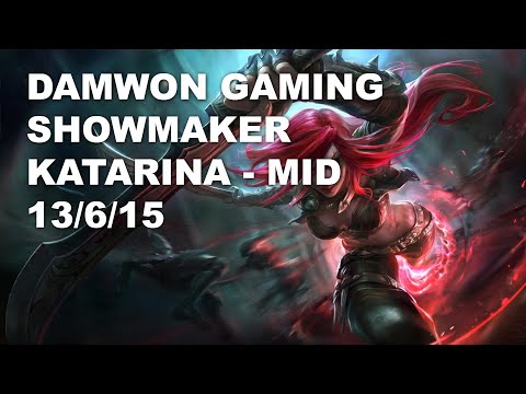 DAMWON Gaming ShowMaker Mid Katarina vs Sylas - KR Challenger Rank Game 10.7