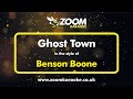 Benson Boone - Ghost Town - Karaoke Version from Zoom Karaoke