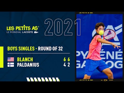 Les Petits As 2021 | Boys Round of 32 | Oskari Paldanius vs. Darwin Blanch