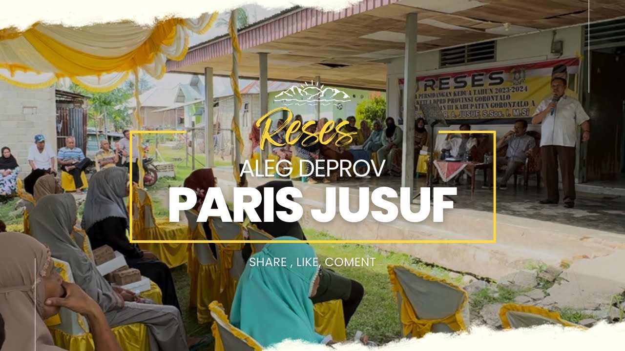 Ini Permintaan Warga Tuladenggi Saat Hadiri Reses Paris Jusuf