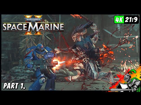 WARHAMMER 40K SPACE MARINE 2. | 100% Walkthrough Gameplay Part 1. (Angel of Death, No Commentary)