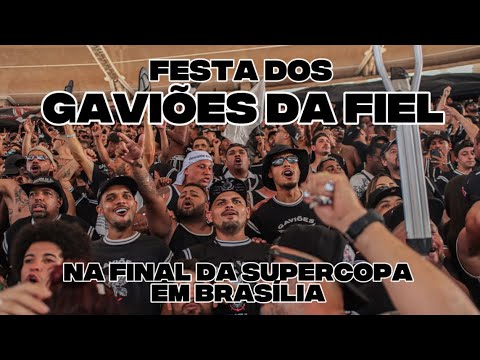 Final da Supercopa em Brasília. Flamengo x Corinthians.