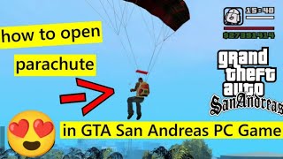 GTA Best cheat code // how to open parachute || GTA San Andreas !! PC & Mobile Games || ATguru