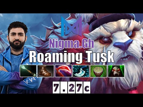 Tusk | Nigma.Gh | Roaming/Soft Support Tusk | 7.27c Gameplay Highlights