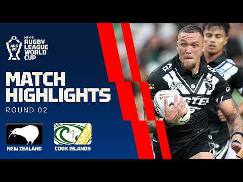 RLWC 2026 | New Zealand Kiwis v Cook Islands Aitu | Match Highlights | Round 2