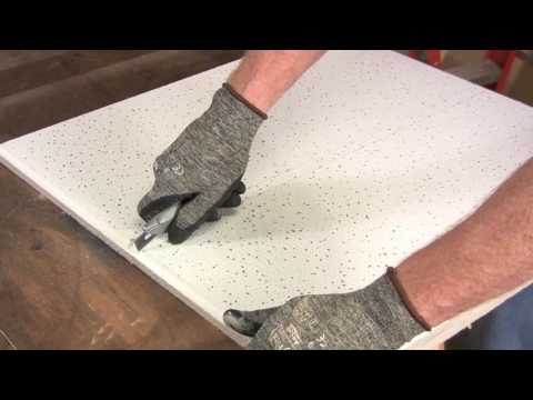 How to Cut Ceiling Tiles
