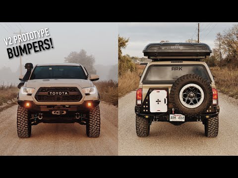 NEW (V2) Overland Tacoma Prototype Bumpers by Backwoods Adventure Mods – Install & Thoughts