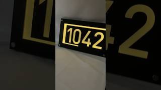 Solárne číslo na dom Shape s PROFI s časovačom