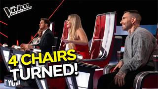 FLAWLESS Blind Auditions Earning Instant 4-Chair Turns | The Voice