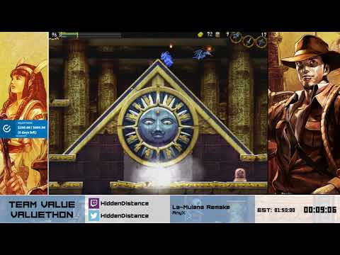 Valuethon 1 - La-Mulana Remake Any% with HiddenDistance