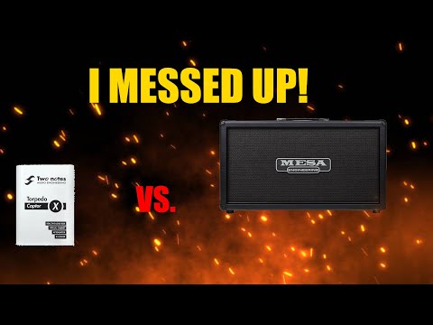 Torpedo Captor X vs Real Mesa 2x12 CAB - Metal Tone Test