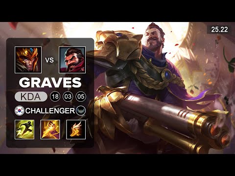 Graves vs Jarvan IV Jungle - KR Challenger - Patch 25.22 Season 15