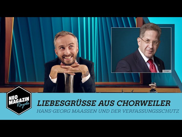 Videouttalande av Hans-Georg Maaßen Tyska