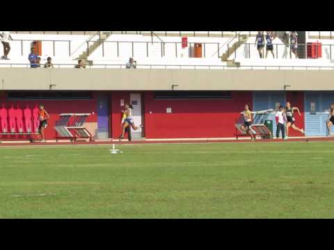 200m B Girls Heat #3 - 2014 National Schools T&F C'ships