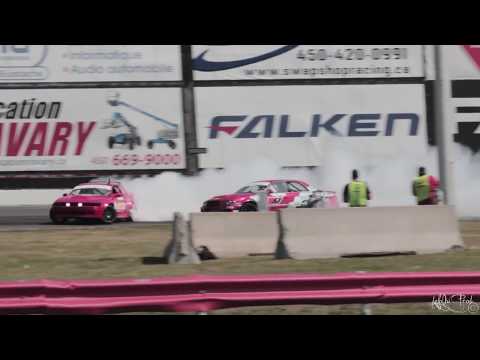 Tomy Boisvert-bellemare Leading Andrew Gray - Formula Drift Canada World 2015
