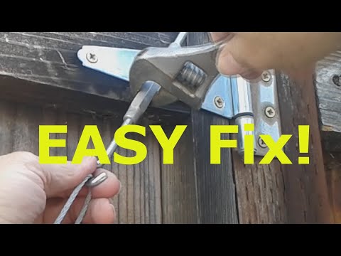 How to Fix a Sagging Gate