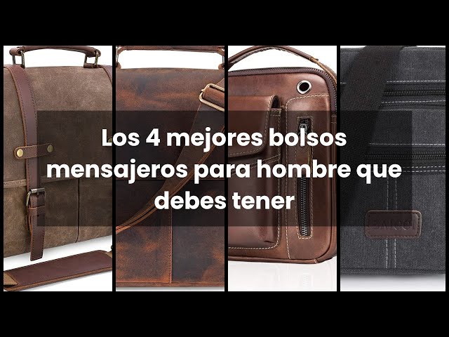 Vídeo relacionado con URBAN LEATHER Bolsa De Hombro Para Laptop De 15 Pulgadas Para Hombre, Maletín De Cuero, Bolsa Mensajera Cruzada, Para Hombre, Marrón, 38 cm