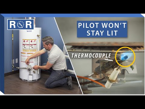 Water Heater Troubleshooting - Pilot Won't Stay Lit | Repair and Replace