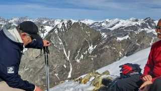 preview picture of video 'Monte Giobert (2435m) con le racchette da neve'