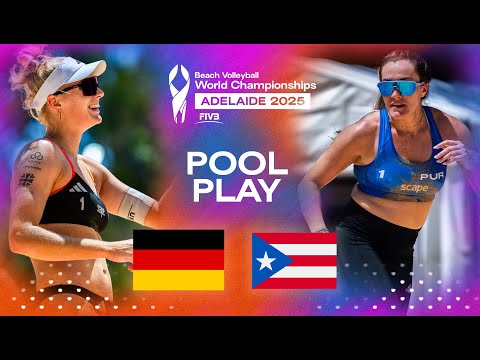 Bock/Lippmann vs. Gonzalez/Navas - Beach World Championships 2025 | Highlights | Pool Phase
