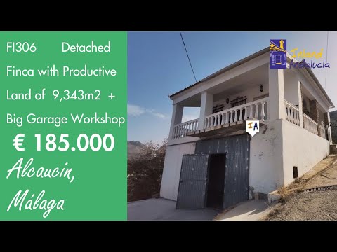 Productive Land of 9,343m2 with a 2 Bedroom Finca Property for sale in Spain inland Andalucia FI306