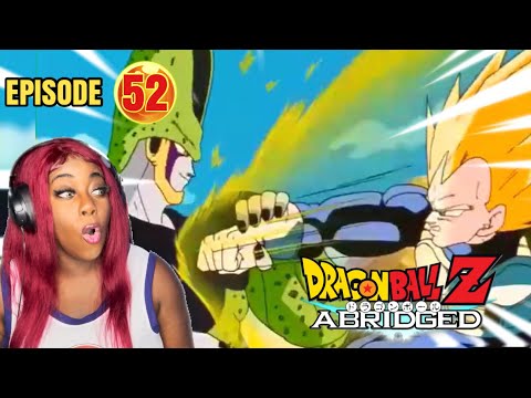 VEGETA VS PERFECT CELL 👀  DragonBall Z Abridged: Episode 52 REACTION!