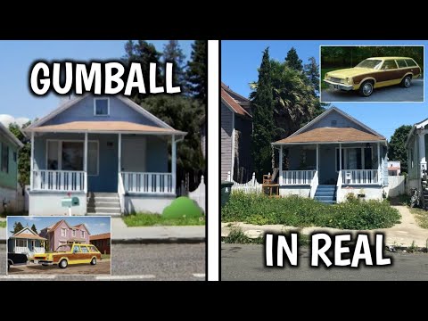 THE AMAZING WORLD OF GUMBALL HOUSE AND MORE IN REAL LIFE