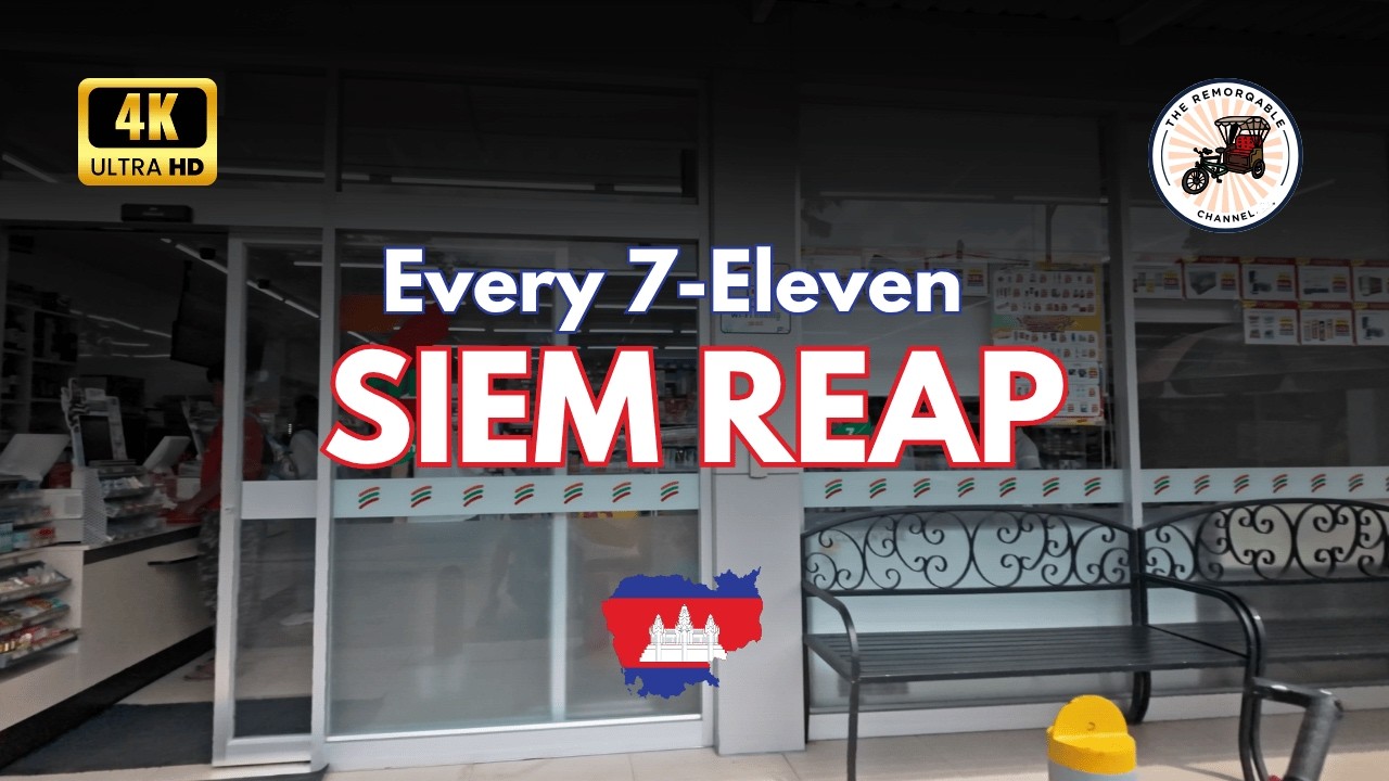 🇰🇭🛒 Every 7-Eleven in Siem Reap… In One Ride!
