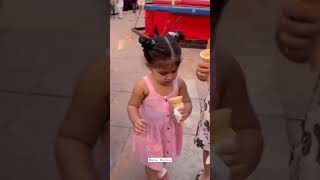 Cute Baby Girl Reaction with a Turkish icecream 🤗💞 | Meme Mania #memes #cute #baby #babygirl #funny