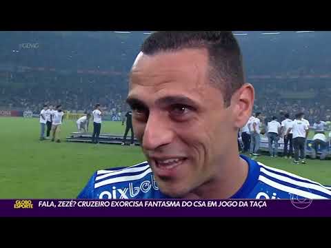 Globo  Esporte.                   Cruzeiro l Fala Zezé,  cruzeiro 3 x 2 csa