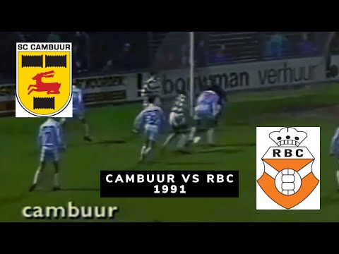 DOELPUNTENSPEKTAKEL! Cambuur  Leeuwarden - RBC seizoen  1991/1992