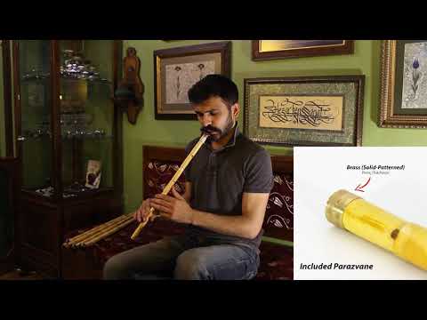 Professional Bolahenk Ney Mi (E) 440hz. Turkish Reed Flute. Left hand up. Made by Salih Bilgin