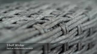 Orangebird loungeset – 4-delig – organic grey – reflex black | Boender Outdoor