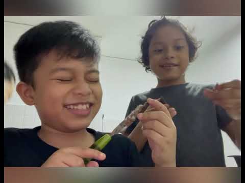 Aneeq & Adelia Making Oreo Chocolate Cake No Bake (Kids) Funny kids